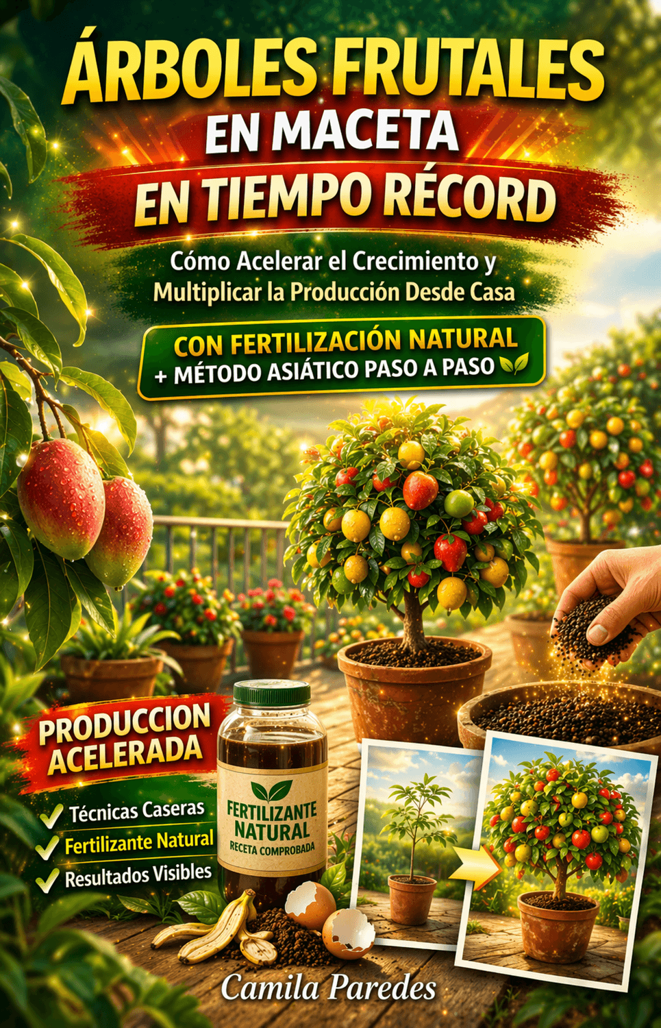 Portada del e-book Árboles Frutales en Maceta en Tiempo Récord